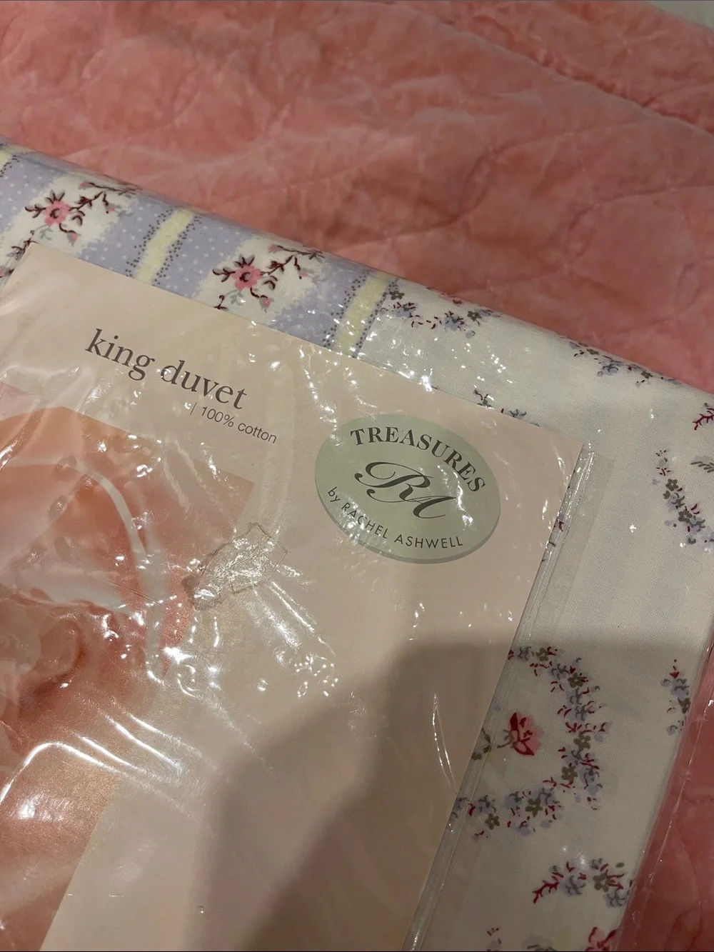 BRAND NEW RACHEL ASHWELL TREASURES KING DUVET LUCILLE